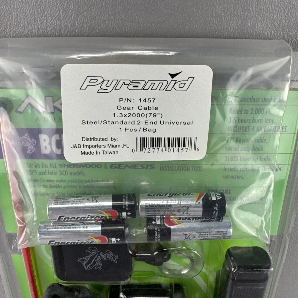 Akona‎ Sherwood & Genesis BCD Pro-Kit Mini Light Accessory Kit Scuba Diving NEW